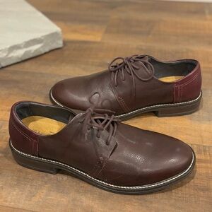 Naot‎ Men's Size 44 US 11-11.5 Chief Soft Brown/Soft Bordeaux Leather Shoes